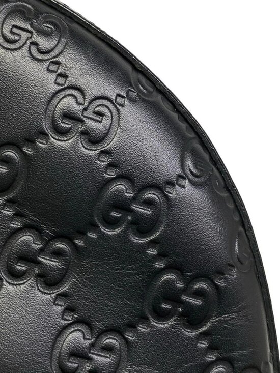 GUCCI Guccissima 450967 Black Leather Backpack main image 10